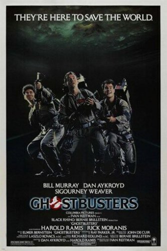 dan AYKROYD bill MURRAY harold RAMIS 1984 GHOSTBUSTERS movie poster 20x30