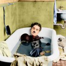 CHARLIE chaplin PAY DAY movie still poster BATHTUB HIGH QUALITY SHOT 20x30