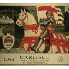 CARLISLE-GATEWAY TO SCOTLAND vintage poster maurice greiffenhagen 1924 20x30