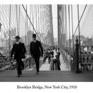 BROOKLYN BRIDGE new york city ADORNING 1910 VINTAGE photo poster 20x30