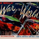 HG WELLS' WAR OF THE WORLDS movie poster CLASSIC SCI-FI lights space 20x30 - UW0