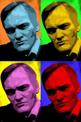 Quentin Tarantino DIRECTOR CELEBRITY multiple image POP ART POSTER 20x30