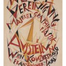 ART EXHIBITION Vintage Poster Egge Sturm-Skria AUSTRIA 1920 20x30 SINGULAR