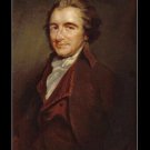 THOMAS PAINE portrait politician USA poster COMMON SENSE quote 20x30 RARE