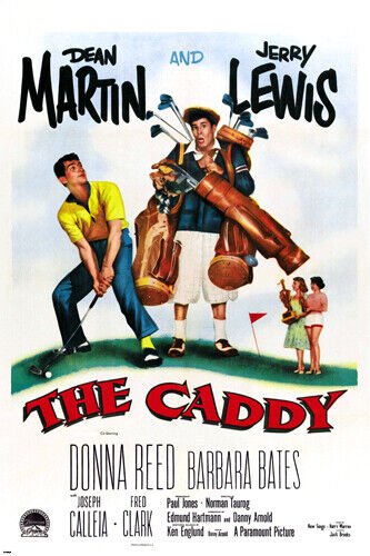 CLASSIC COMEDY the CADDY movie poster jerry LEWIS dean MARTIN golf 20x30