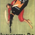 leonetto cappiello VINTAGE ART POSTER inchiostri bo TORINO 1921 20x30 rare