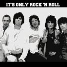 ROLLING STONES IT'S ONLY ROCK AND ROLL POSTER b/w entire band music 20x30 ROLLING STONES IT'S ONLY ROCK AND ROLL POSTER b/w entire band music 20x30