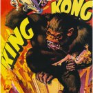 VINTAGE KING KONG MOVIE POSTER rko radio dramatic action 20x30-PY1