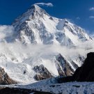 K2 SNOW-CAPPED MOUNTAIN poster borders PAKISTAN & CHINA raw nature 20x30