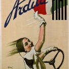ardita fiat vintage ad poster alberto bianchi italy 1933 20x30 noted HOT - PY1