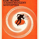 ALFRED HITCHCOCK'S VERTIGO movie poster STEWART AND NOVAK suspense 20x30-RY2 ALFRED HITCHCOCK'S VERTIGO movie poster STEWART AND NOVAK suspense 20x30-RY2