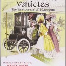 BAKER ELECTRIC vintage car ad postcard THE ARISTOCRATS OF MOTORDOM 20x30 hot