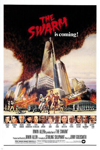 Michael CAINE Katherine ROSS The SWARM MOVIE POSTER 20x30 Natural Disaster