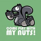 COME PLAY WITH MY NUTS poster 20x30 SQUIRREL acorn FUNNY sexual JOCK unique