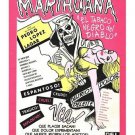 MARIJUANA el tobaco negro del diablo AD POSTER WARNING new collectors 20x30