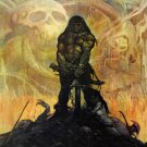 CONAN the BARBARIAN movie poster SAVAGE rippling MUSCLES sword ACTION 20x30 CONAN the BARBARIAN movie poster SAVAGE rippling MUSCLES sword ACTION 20x30
