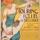 touring club de belgique VINTAGE FRENCH AD POSTER art deco UNIQUE 20x30 hot