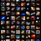 HUBBLE SPACE TELESCOPE 88 multiple images colorful 20x30 COLLAGE new