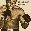 MUHAMMAD ALI CHAMPION BOXER sports photo QUOTE poster WORLD CLASS 20x30 bold