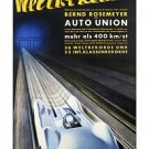 AUTO UNION victor mundorff weltrekorde FAST CAR sleek sporty modern 20x30