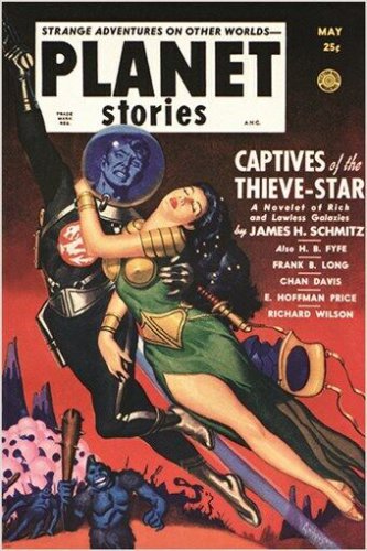 vintage comic book cover poster PLANET STORIES sexy OUTER SPACE STORY 20x30
