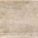 CLASSIC historic document poster THE MAGNA CARTA hand written 20x30 RARE