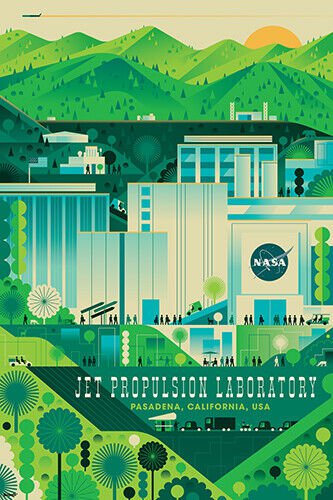 NASA Scientific Educational Astronomy Exploration JPL Welcome Back Poster 24x36