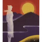 FINLAND VINTAGE TRAVEL POSTER Ingrid Louisa Bade FINLAND 1936 20x30 sunset