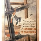 labor insurance VINTAGE AD POSTER spain 1930 20x30 funny UNIQUE! art new