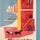 Procida VINTAGE TRAVEL POSTER MARIO PUPPO ITALY 1954 20x30 hot collectors!