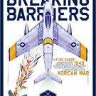 US Airforce Breaking Barriers Poster 20x30 F-86 Plane 1949 Korean War