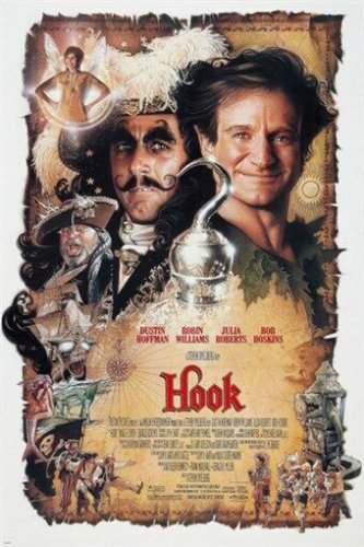 HOOK movie poster JULIA ROBERTS robin williams TINKERBELL peter pan 20x30