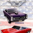 AMERICAN MUSCLE CARS POSTER 67 Pontiac GTO - 66 Chevelle SS HOT NEW 20x30