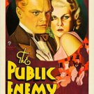 vintage movie poster 1931 THE PUBLIC ENEMY action scandal 20x30 RARE HOT NEW