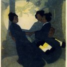 FOX WOMEN 1908 by Bertha Boynton Lum VINTAGE POSTER 20x30 UNIQUE FOX WOMEN 1908 by Bertha Boynton Lum VINTAGE POSTER 20x30 UNIQUE