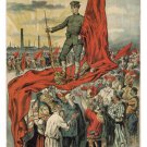 WELCOME the RED ARMY of WORKERS vintage poster russia SOVIET UNION 20x30