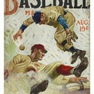 BASEBALL magazine cover poster AUGUST 1917 benton henderson clark 20x30 HOT