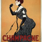 Champagne de Rochegré VINTAGE AD POSTER Leonetto CAPPIELLO France 20x30