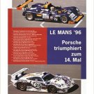 LE MANS RACING vintage car poster 1996 souped up COLLECTORS 20x30
