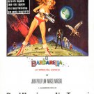 1968 JANE FONDA BARBARELLA movie poster SCI-FI FANTASY SEXY FUNNY 20x30 1968 JANE FONDA BARBARELLA movie poster SCI-FI FANTASY SEXY FUNNY 20x30