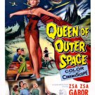 CLASSIC QUEEN OF OUTER SPACE movie poster ZSA ZSA GABOR planet VENUS