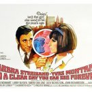 on a CLEAR DAY you can SEE FOREVER movie poster BARBRA STREISAND 20x30 drama on a CLEAR DAY you can SEE FOREVER movie poster BARBRA STREISAND 20x30 drama