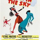 LENA HORNE ETHEL WATERS cabin in the sky 1943 MOVIE POSTER musical 20x30 GEM
