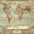 vintage WORLD MAP 1938 poster NATIONAL FLAGS rare collectors COLORFUL 20x30 vintage WORLD MAP 1938 poster NATIONAL FLAGS rare collectors COLORFUL 20x30