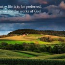 lush rolling hills FARM LAND photo poster IOWA COUNTRYSIDE pastoral 20x30
