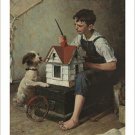 painting the little house NORMAN ROCKWELL classic art poster AMERICANA 20x30 painting the little house NORMAN ROCKWELL classic art poster AMERICANA 20x30