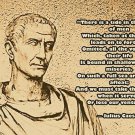 historic political quote poster JULIUS CAESAR THE AFFAIRS OF MEN 20x30 new