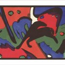 FRANZ MARC & WASSILY KANDINSKY the blue rider VINTAGE ART POSTER rare 20x30 FRANZ MARC & WASSILY KANDINSKY the blue rider VINTAGE ART POSTER rare 20x30