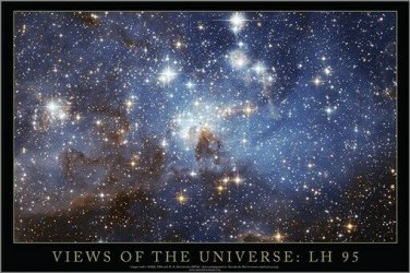Space Telescope High Resolution Image Views of the Universe LH95 poster 20x30