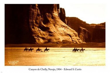 Canyon De Chelly by EDWARD S. CURTIS Photo Poster 20x30 NAVAJO 1904 rare!